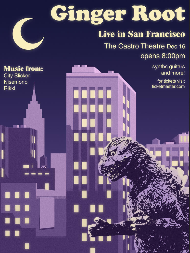 Gig Poster Ginger Root, 2023