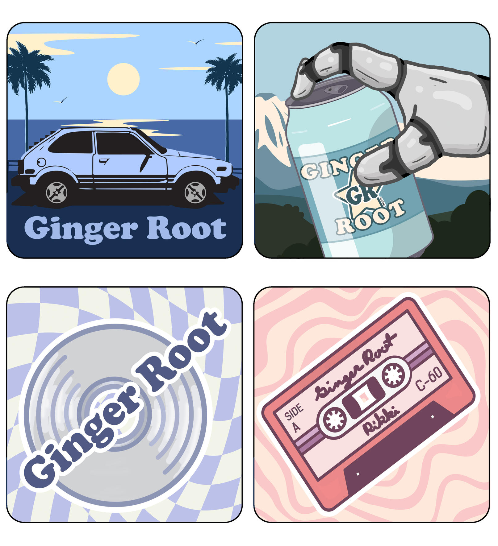 Ginger Root Coasters, 2023